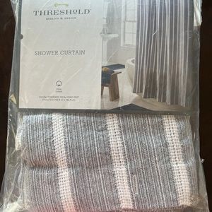 This New grey and White shower curtain by Threshold